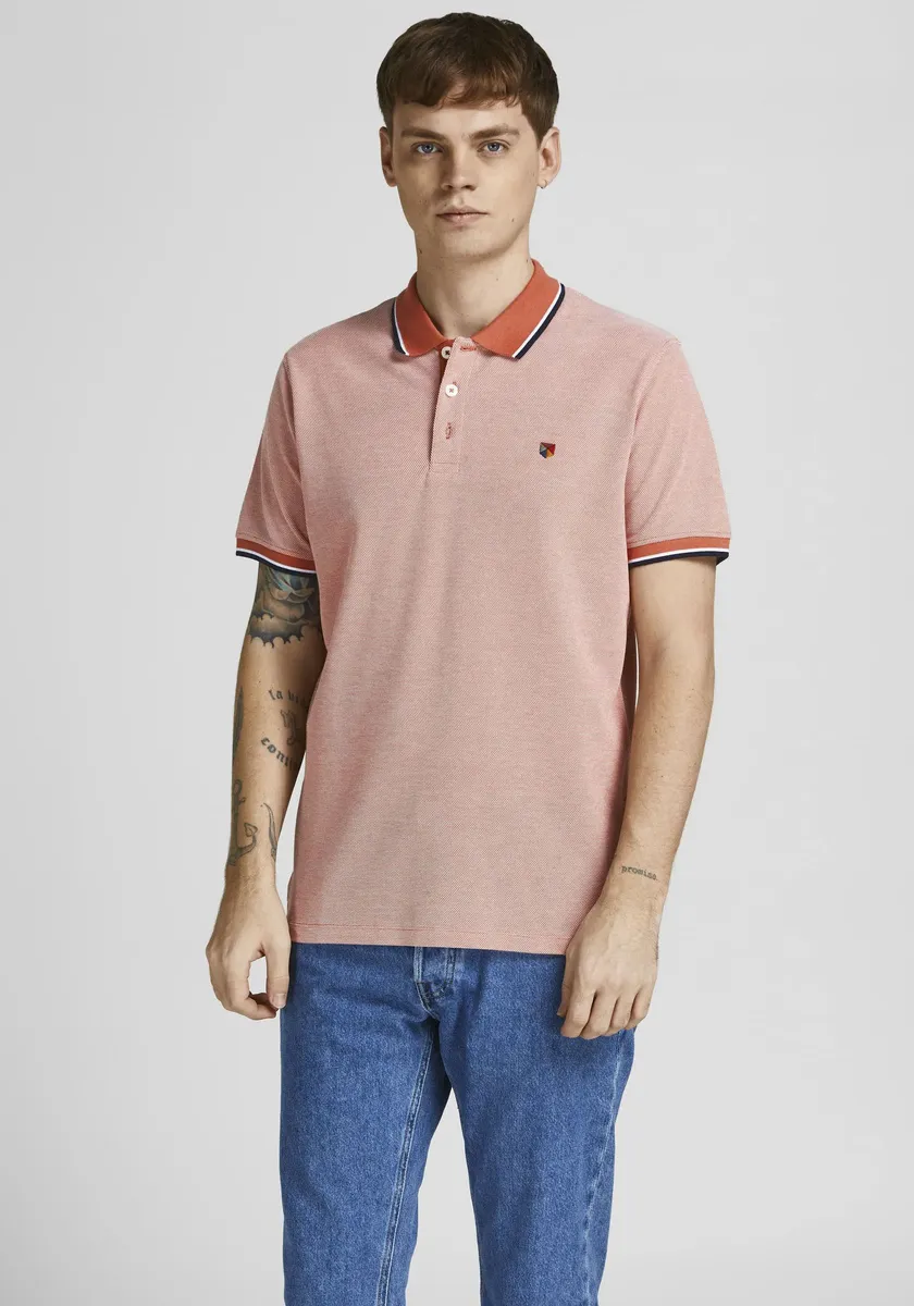 

Рубашка-поло Jack & Jones "Luwin Polo", цвет Apricot