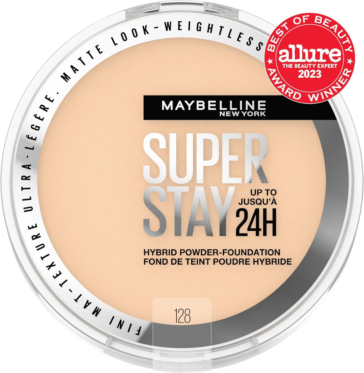 Компактная тональная пудра Maybelline Super Stay 24HR Hybrid Powder Foundation 128, 5.67 г — фото 2