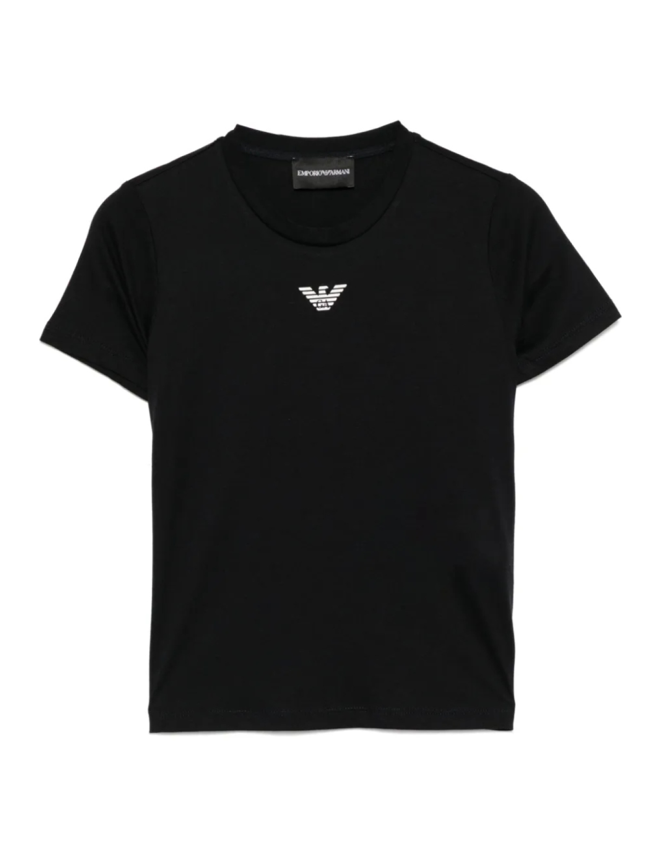 

Emporio Armani Kids футболка с логотипом, черный
