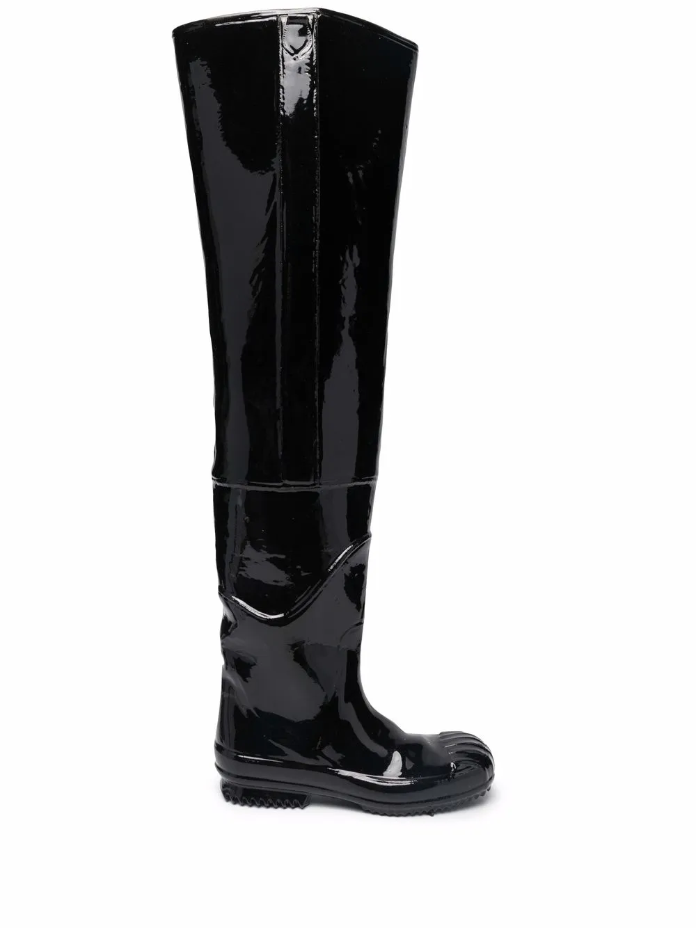 

Лакированные ботфорты MAISON MARGIELA, черный