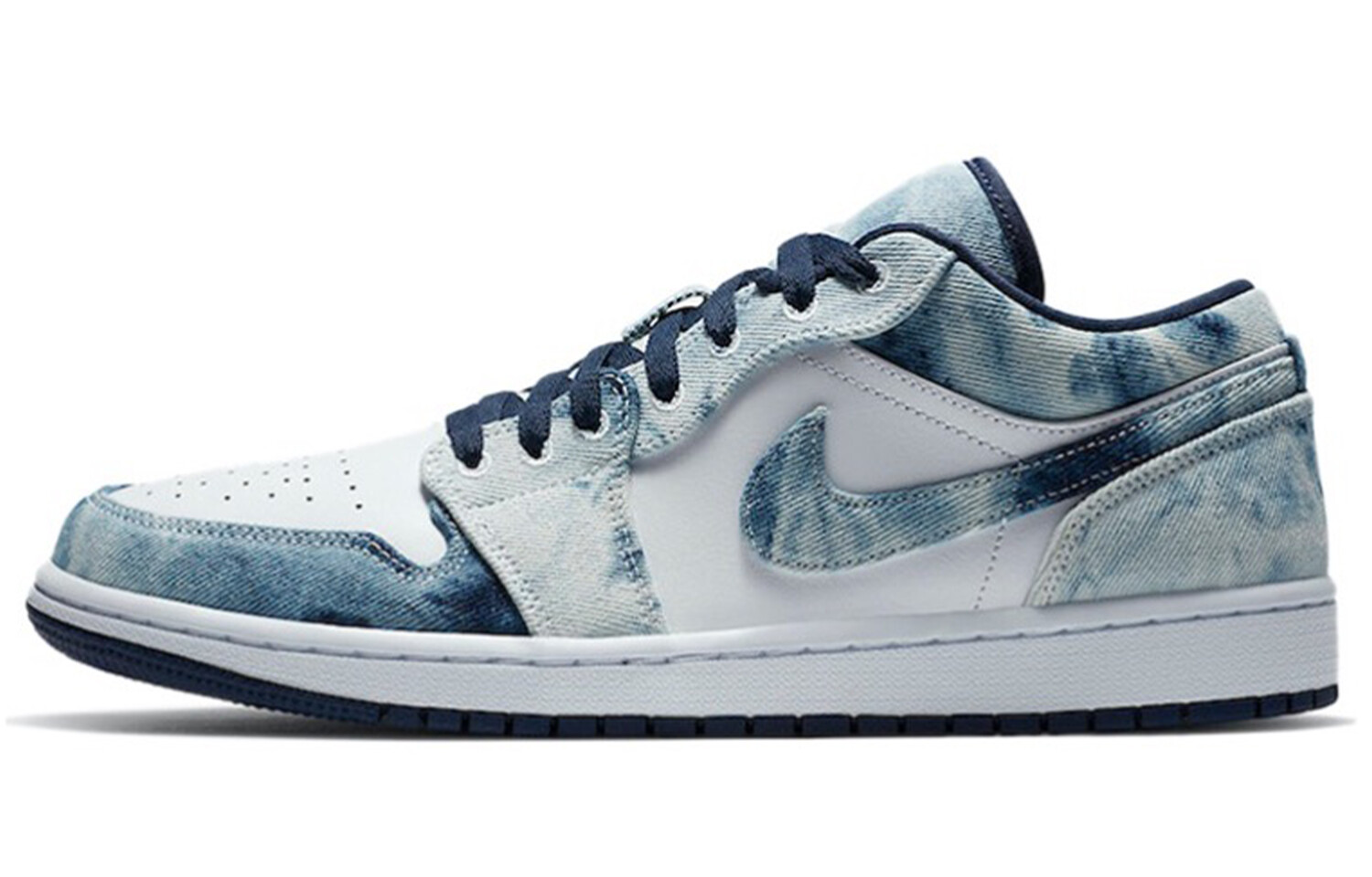 Кроссовки Air JORDAN 1 Vintage Basketball Shoes Men Low-Top Black White — фото 4