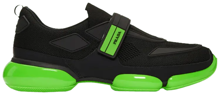 

Кроссовки Prada Cloudbust 'Black Green', черный