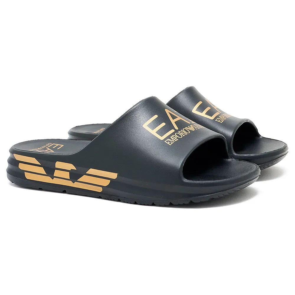 EA7 EMPORIO ARMANI Water Sports Crusher Distance slides, черный — фото 2