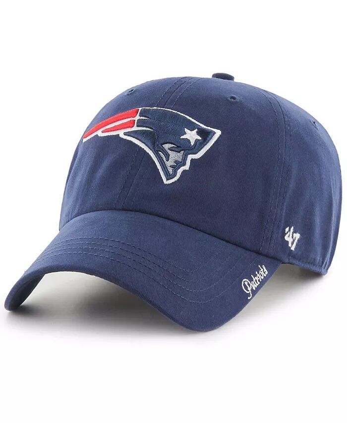 

Женская темно-синяя шапка New England Patriots Miata Clean Up Adjustable '47 Brand