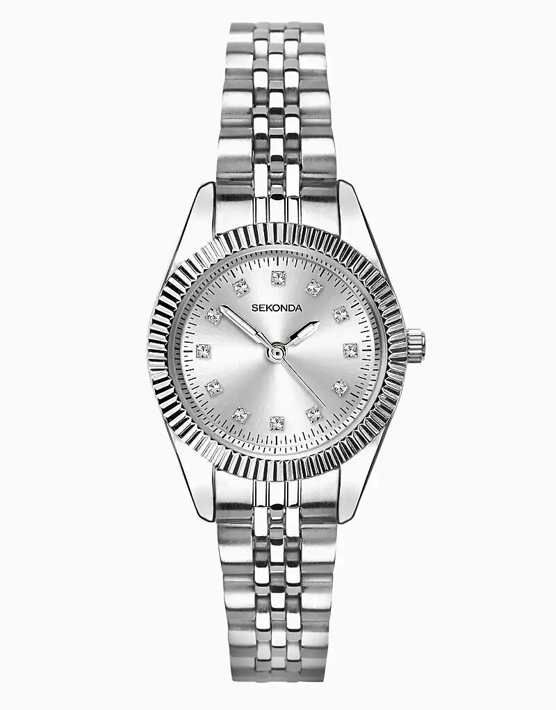 

Круглые часы Sekonda francis 26 мм в серебряном корпусе
