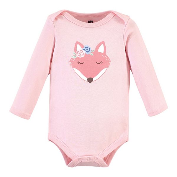 Боди с длинным рукавом для девочки, girl fox Hudson Baby — фото 3