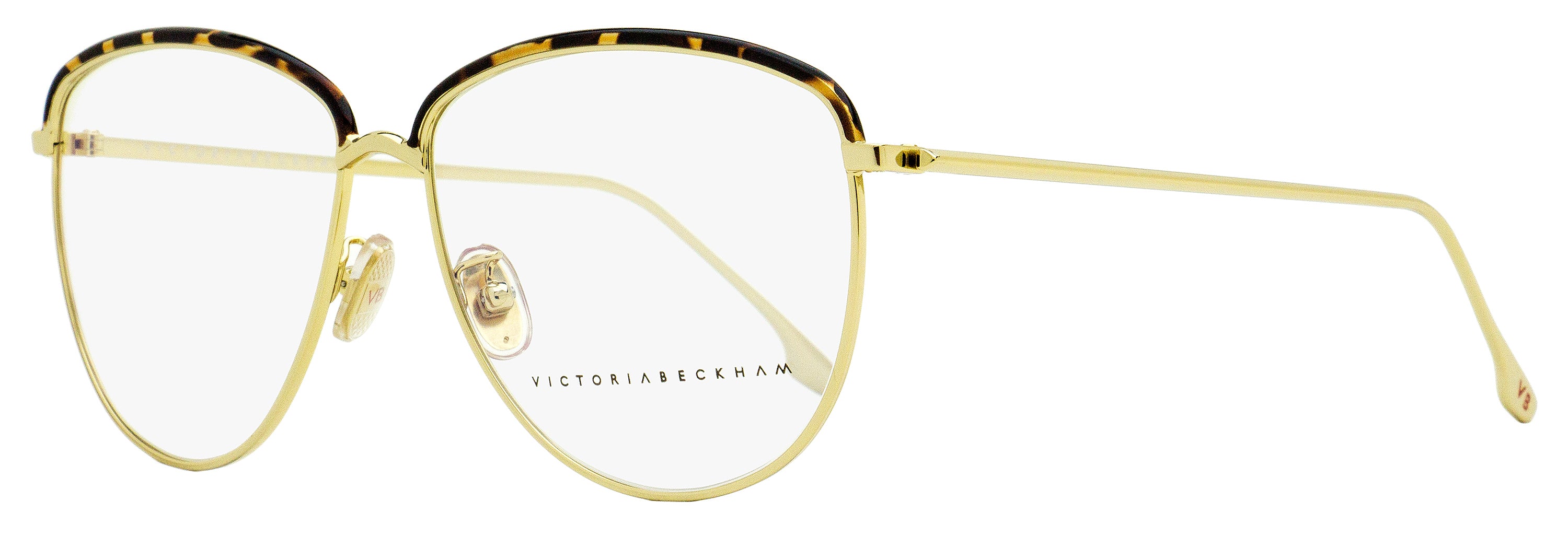 

Очки женские Victoria Beckham Tea Cup VB2100 716 Gold/Tortoise 58 мм