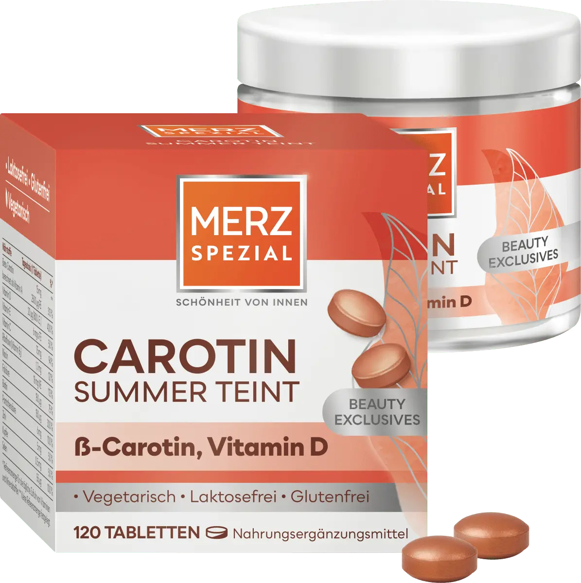 

Таблетки Carotene Summer Teint 120 шт. 73,8 г. Merz Spezial