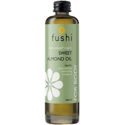 

Органическое масло сладкого золотого миндаля 100 мл - Лучшее средство для тусклой кожи, сухих рук, очищения кожи, чувствительной кожи - Одобрено этическим и веганским обществом - Произведено в Великобритании Fushi