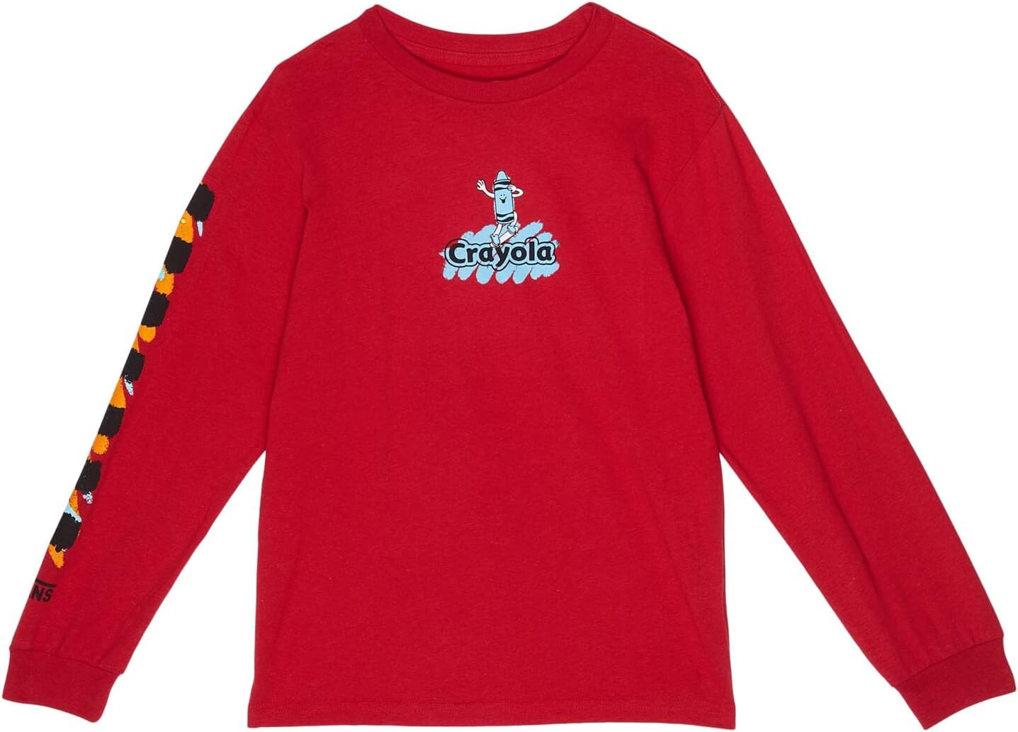 

Футболка Vans Vans x Crayola Crayon Long Sleeve Tee, цвет (Crayola) Chili Pepper