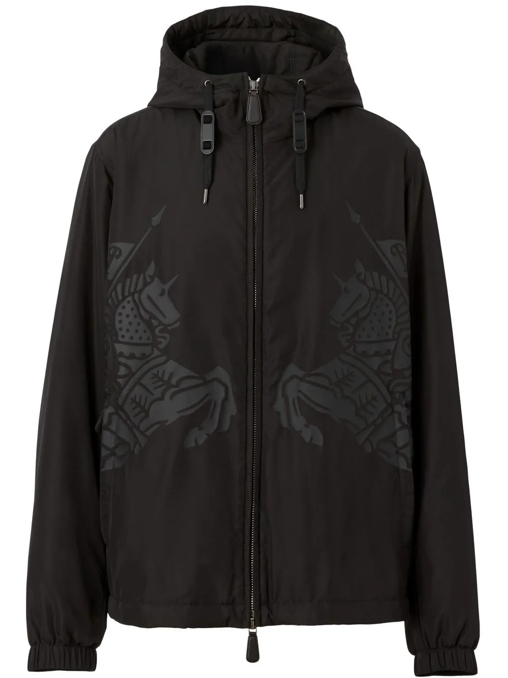 

Куртка с принтом Equestrian Knight BURBERRY, черный