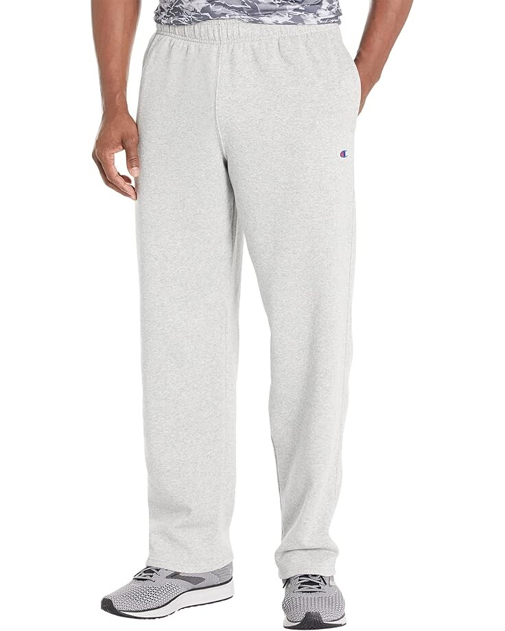 

Брюки Champion Powerblend Fleece Open Bottom Pants, цвет Oxford Gray