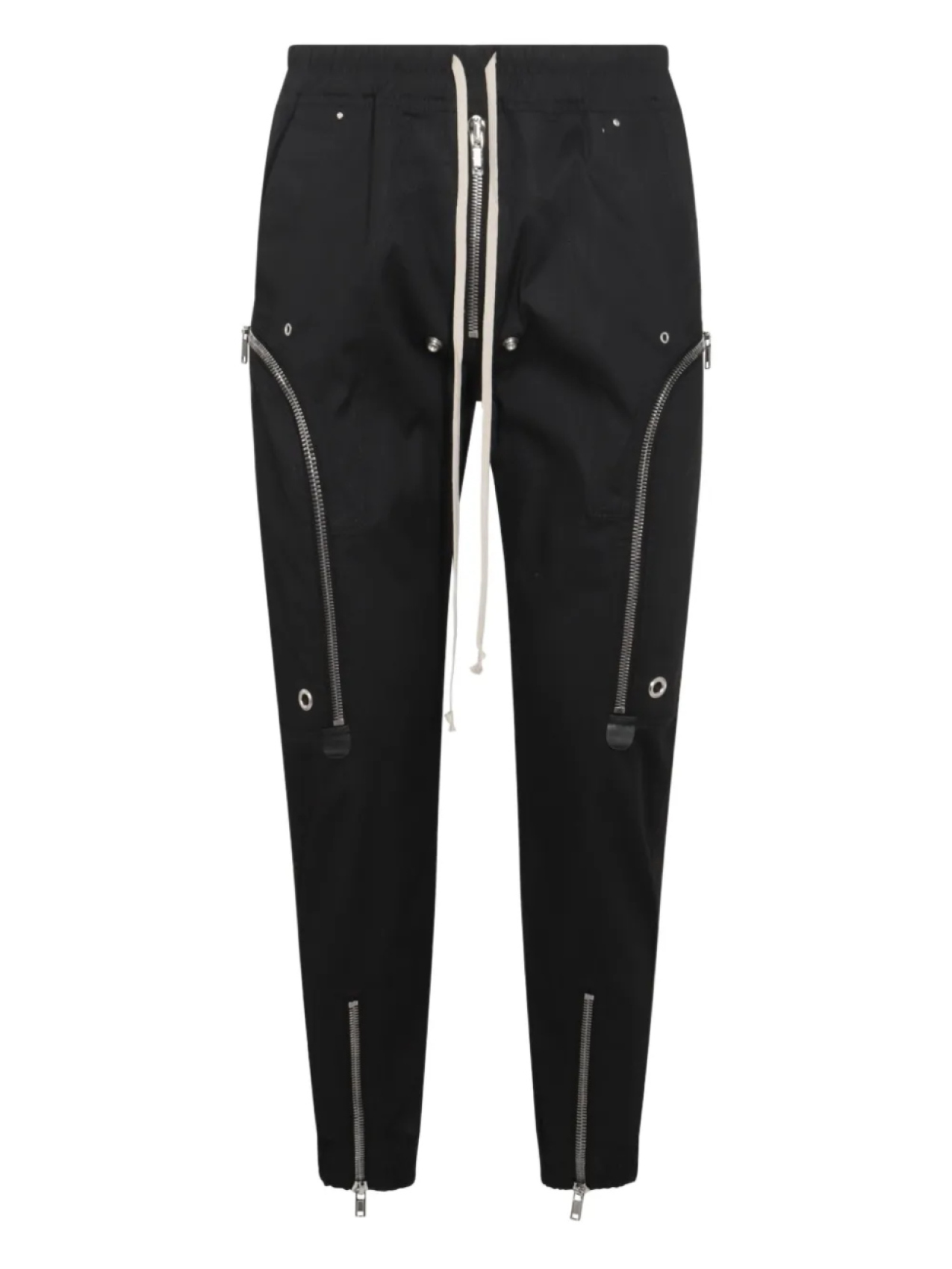 

Брюки Rick Owens Bauhaus с застежкой-молнией, черный
