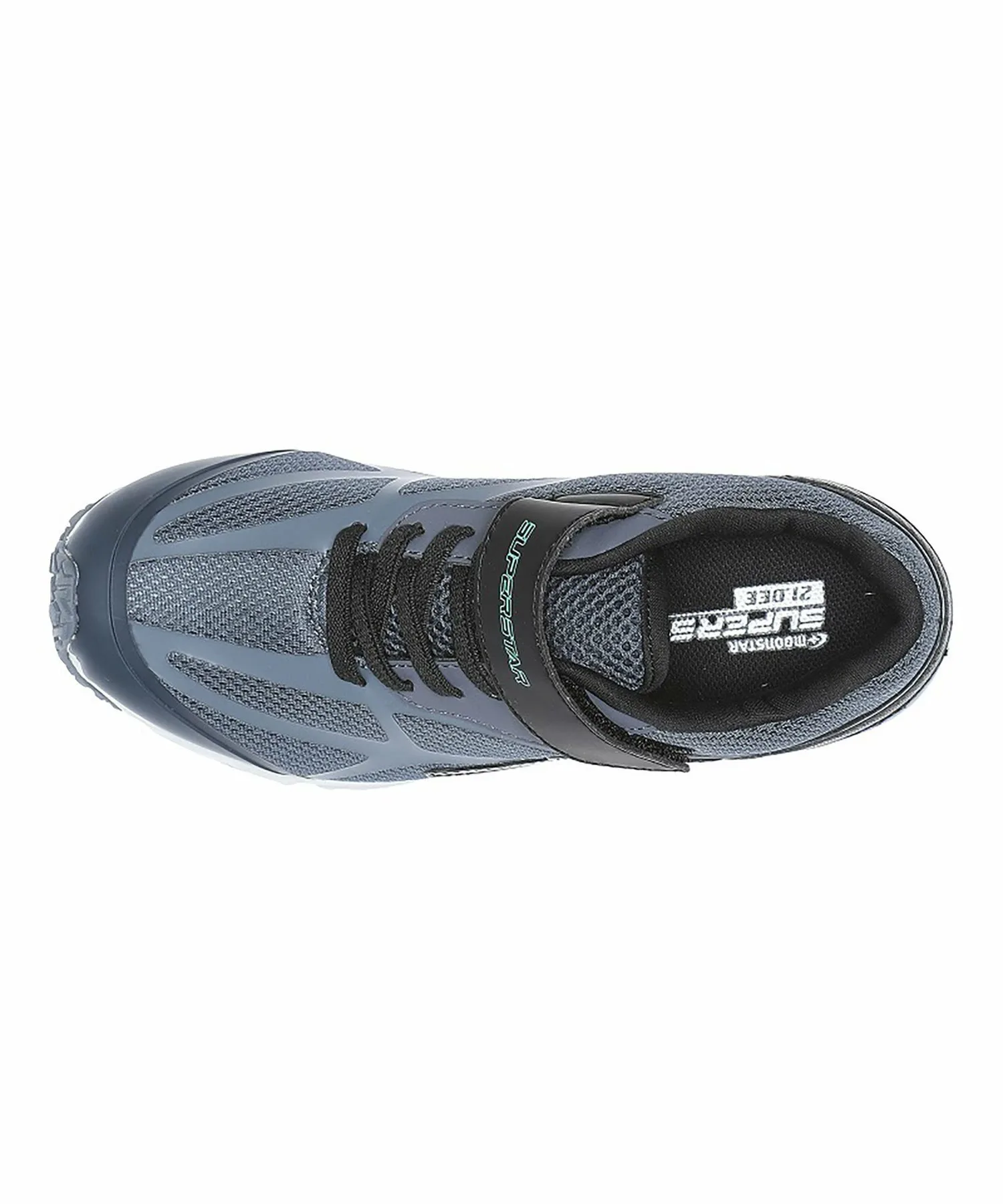 Детские кроссовки MoonStar SS J1243 черного цвета Superstar, black — фото 3