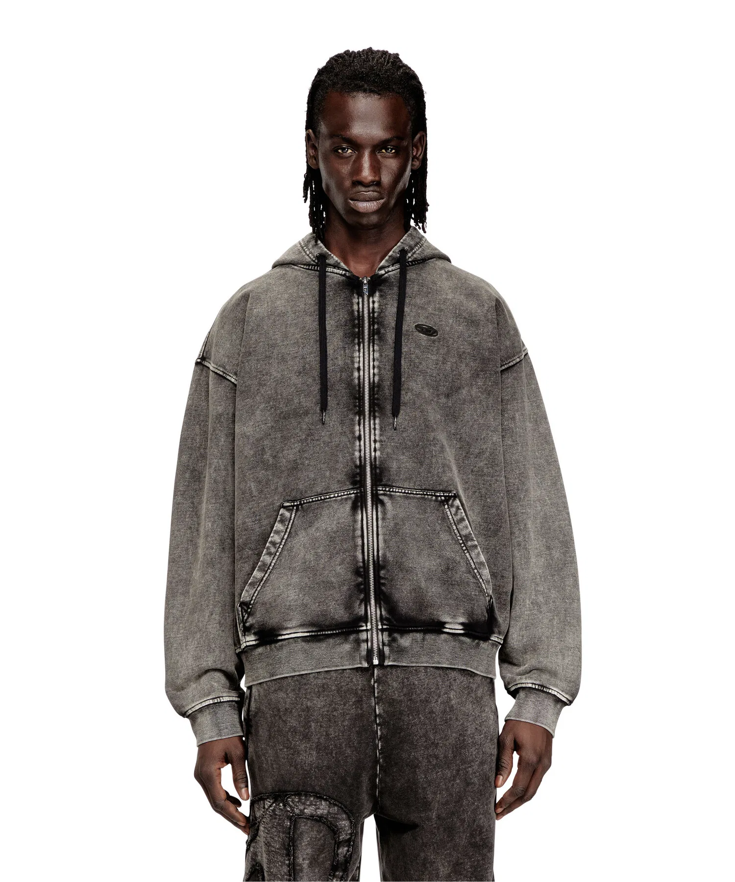 Мужская толстовка на молнии S-BOXT-HOOD-ZIP-DEN