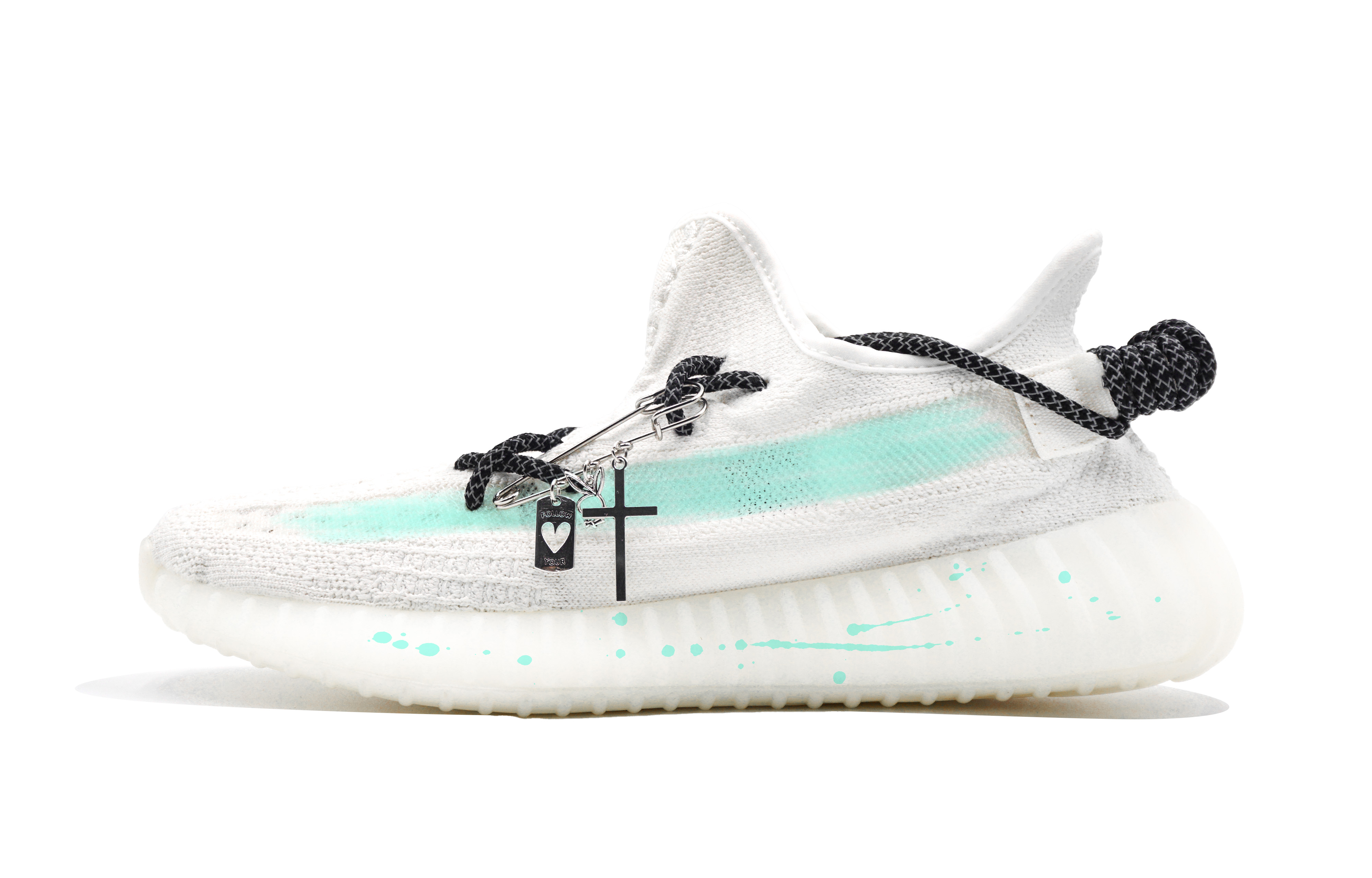 

Adidas Originals Yeezy Boost 350 V2 устойчивые к истиранию низкие кеды унисекс белые, цвет White