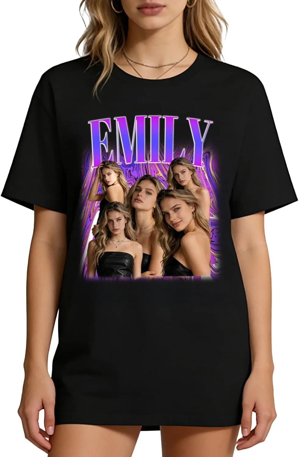 

Персонализированная футболка с принтом, S-3XL BOAMDLEOLLO