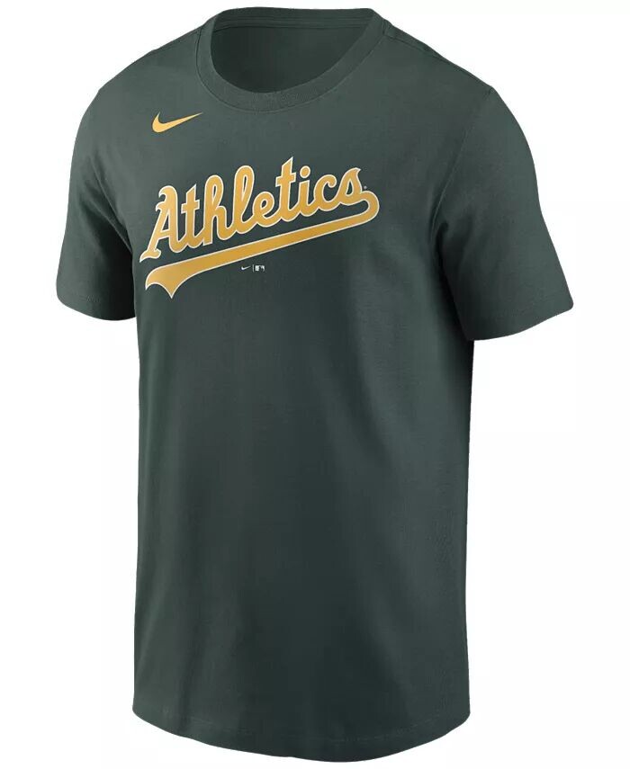 

Мужская футболка с надписью Oakland Athletics и логотипом-галочкой Nike