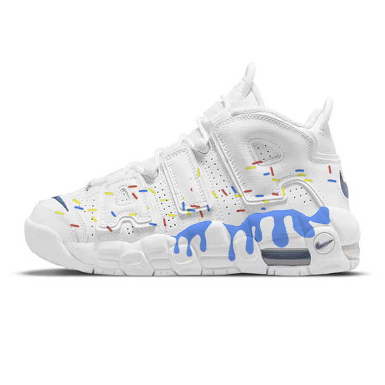 

Баскетбольные кроссовки Air More Uptempo для детей (начальная школа) Nike, белый
