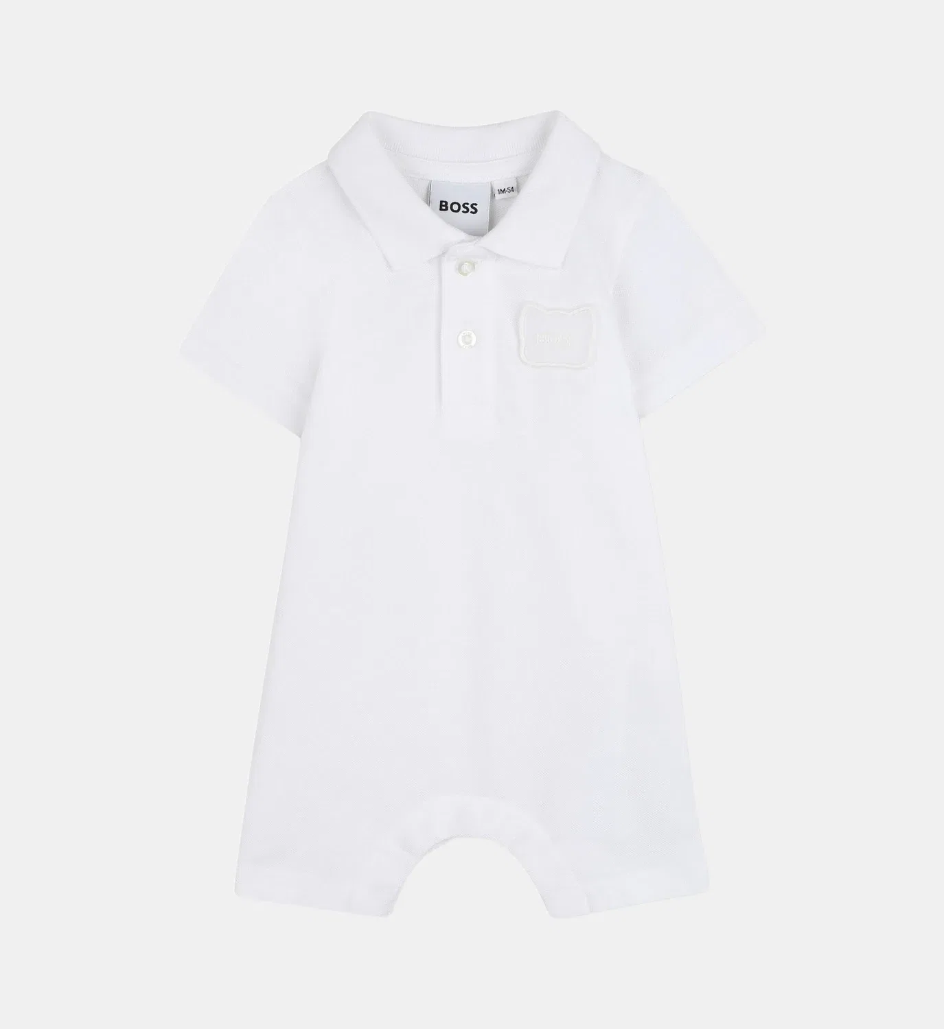 Комбинезон на пуговицах Boss Kidswear, белый