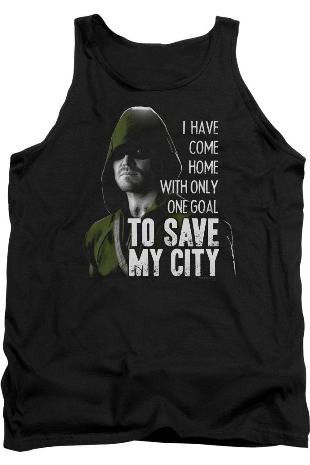 

Майка для взрослых Arrow Save My City Gildan, черный