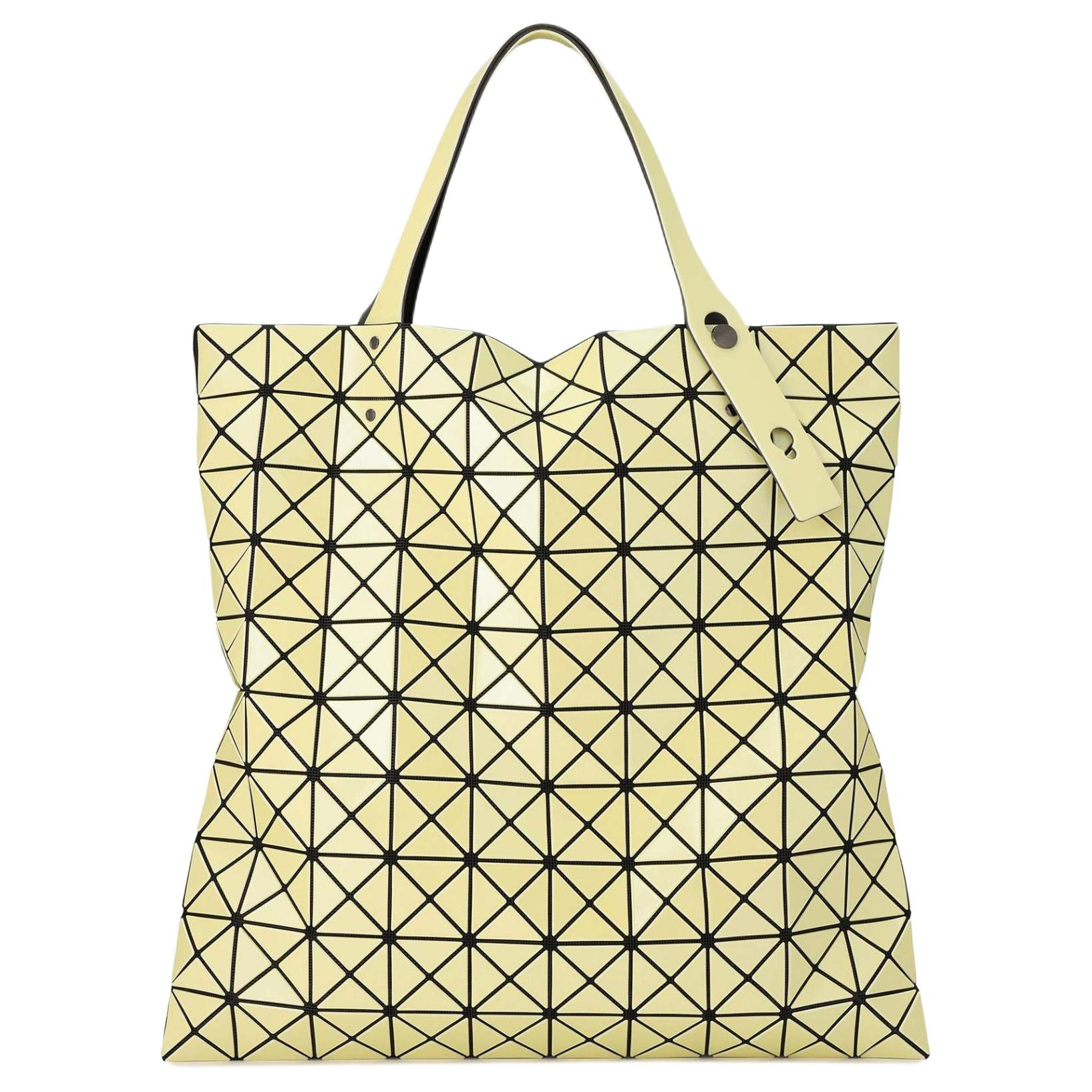 

ISSEY MIYAKE Сумка-шоппер Prism Polyvinyl Chloride Resin, желтая