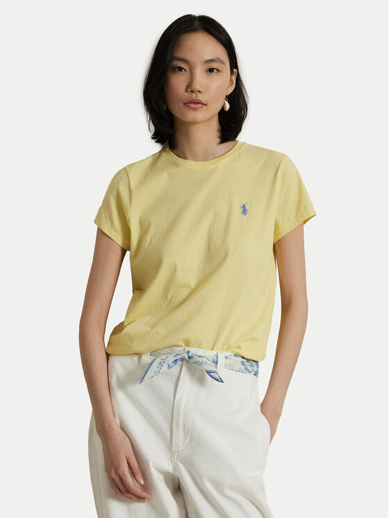 

Футболка прямого кроя 211898698033 Polo Ralph Lauren, желтый