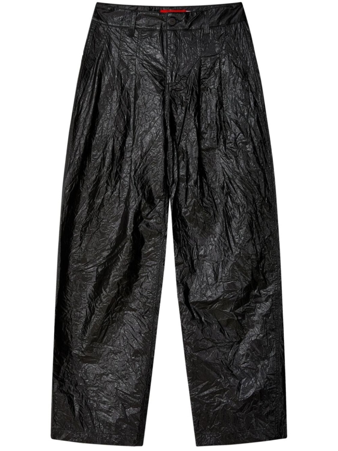 

Eckhaus Latta coated-finish straight-leg trousers, синий