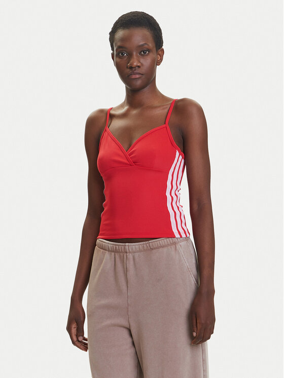 

Топ slim fit Seasonal Essentials 3-Stripes JM1910 Adidas, красный