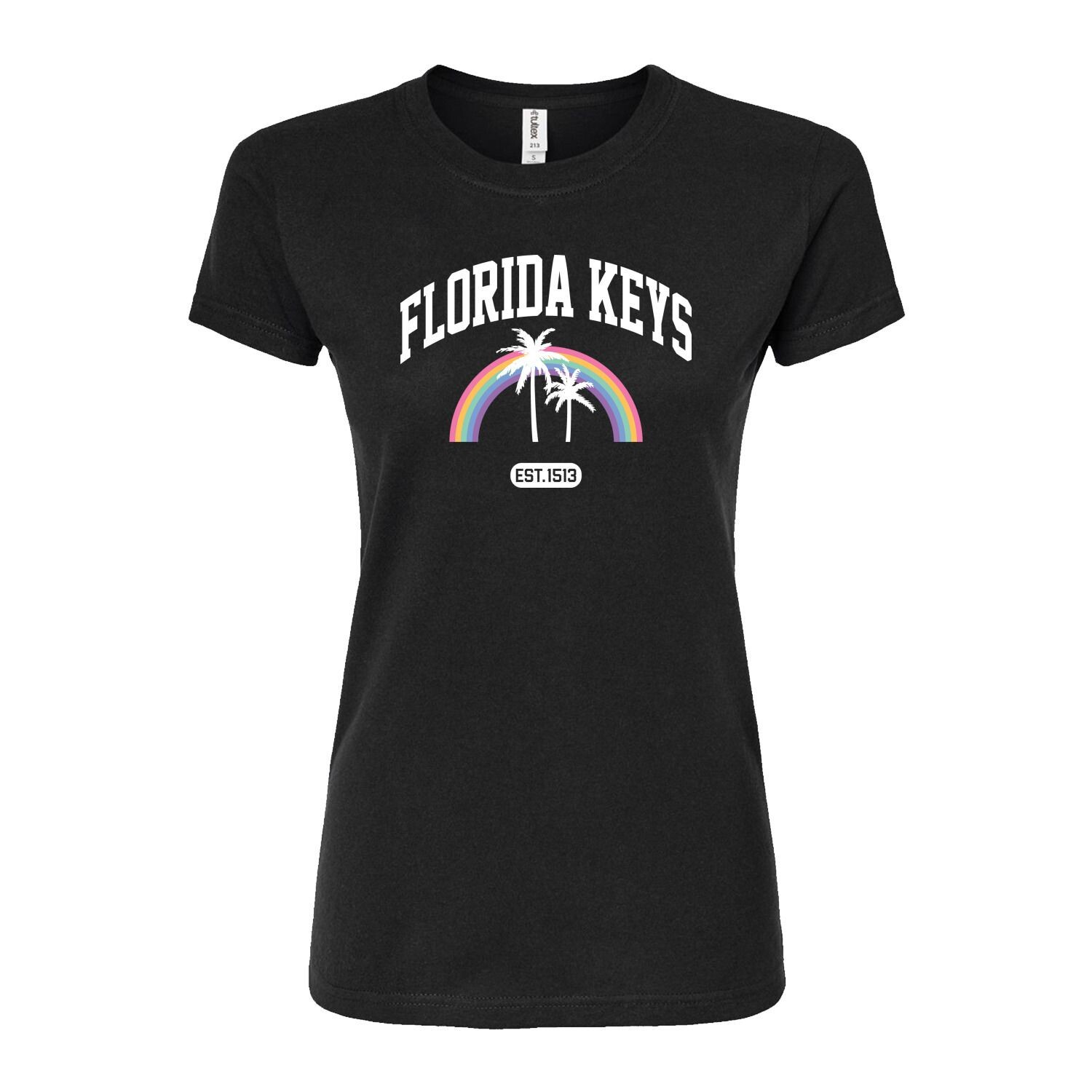 

Футболка с приталенным рисунком Florida Keys для юниоров Licensed Character, черный