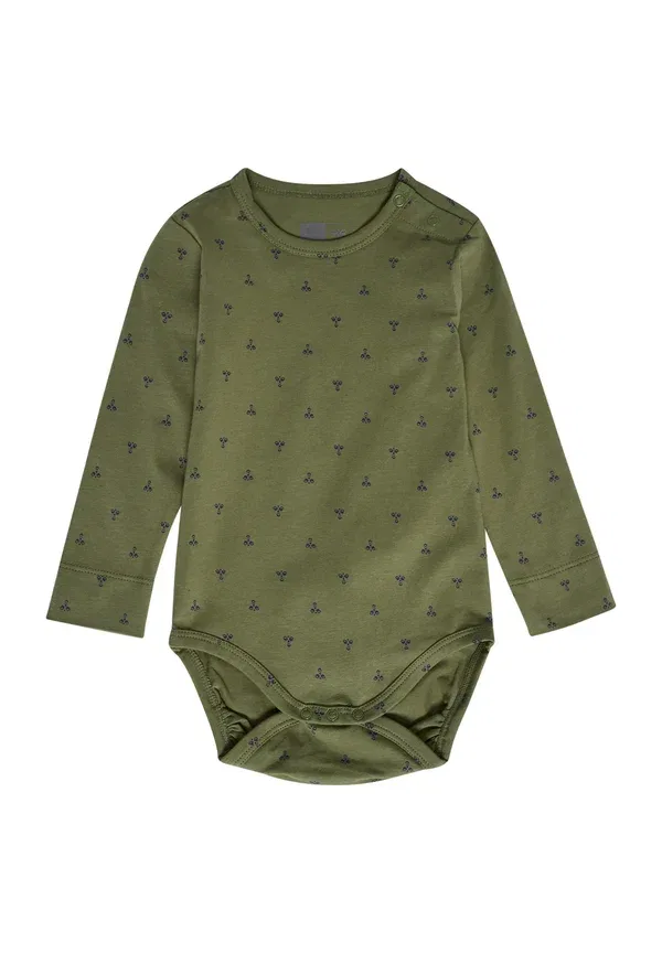 Боди с длинным рукавом Hummel Beesy, оливковый