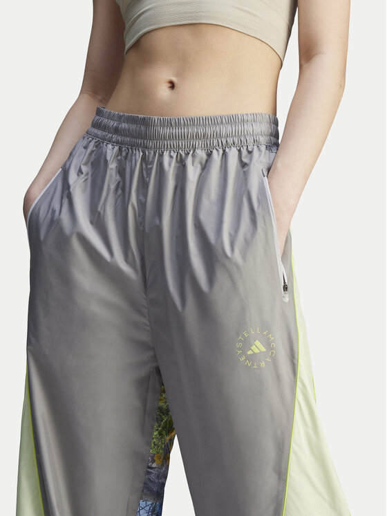 Свободные спортивные штаны Stella McCartney Earth Collage JG5794 Adidas By Stella Mccartney, серый — фото 4
