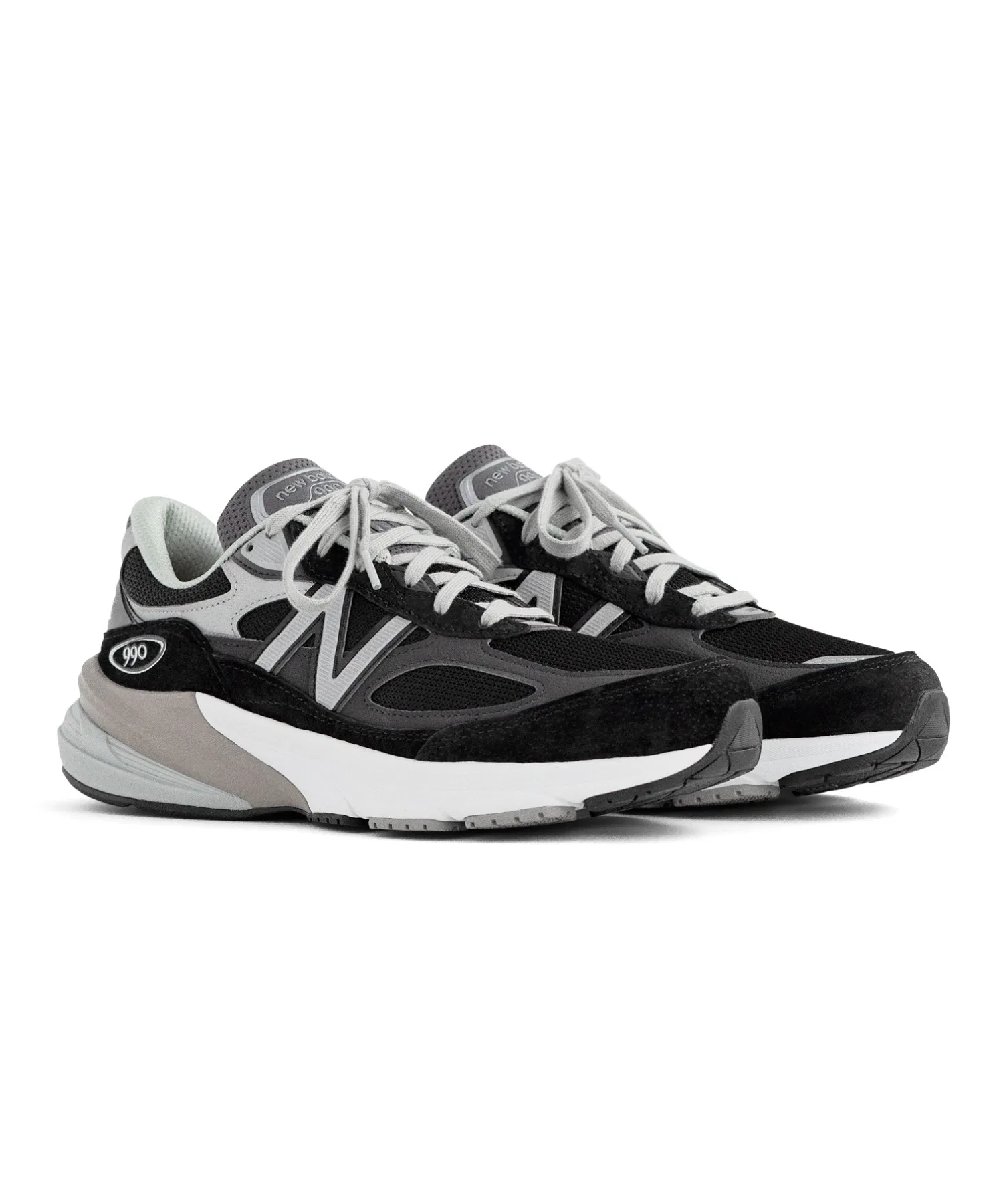 Мужские кроссовки New Balance Made in USA 990v6 чёрные — фото 2