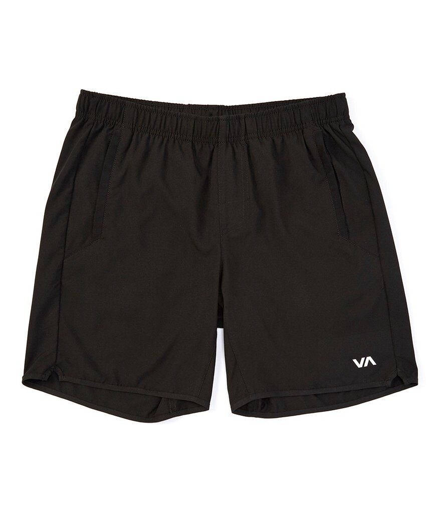 

RVCA VA Sport Yogger LV Эластичная накидка 17 Однотонные спортивные шорты с внешним швом, черный