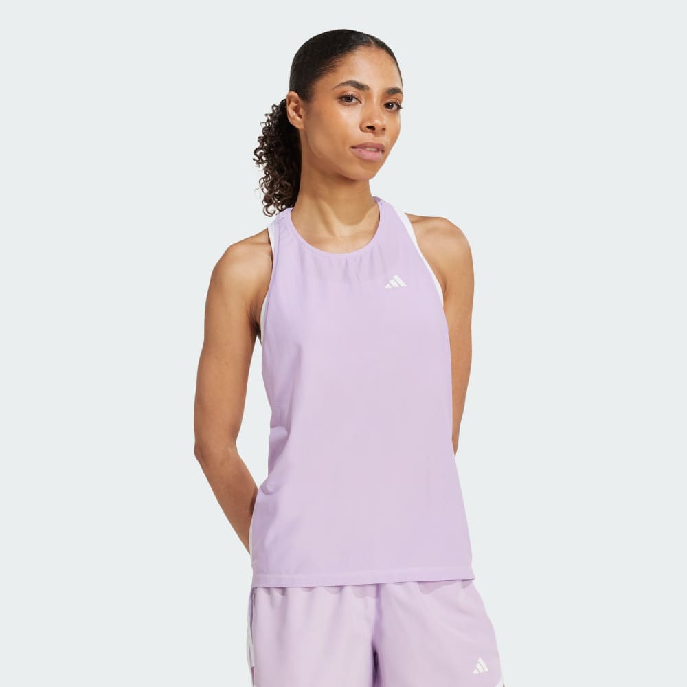 

Спортивный топ Adidas Own The Run Tank Top, цвет Powder Plum