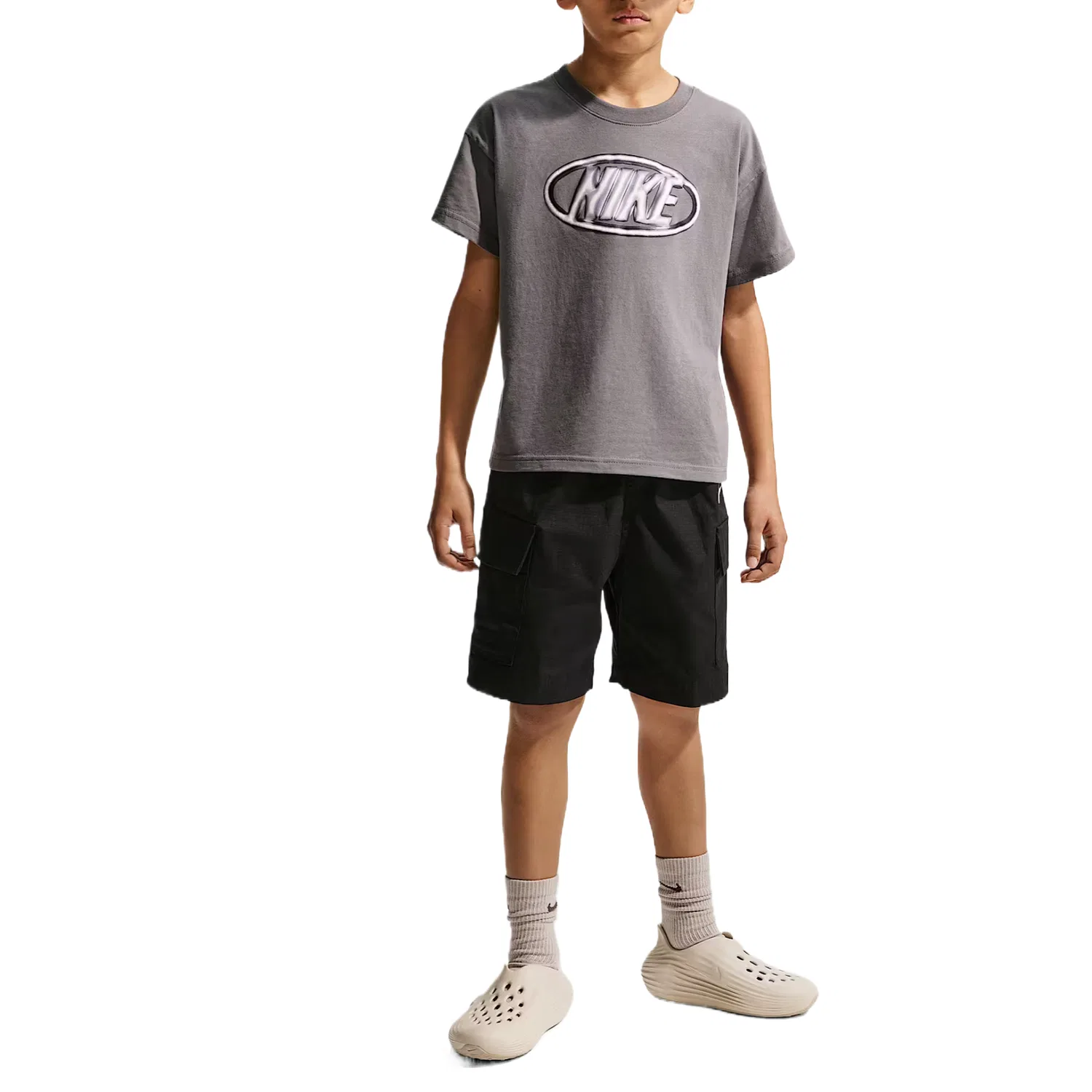 Спортивные шорты Sportswear Club Kids' Nike, Black/White — фото 3