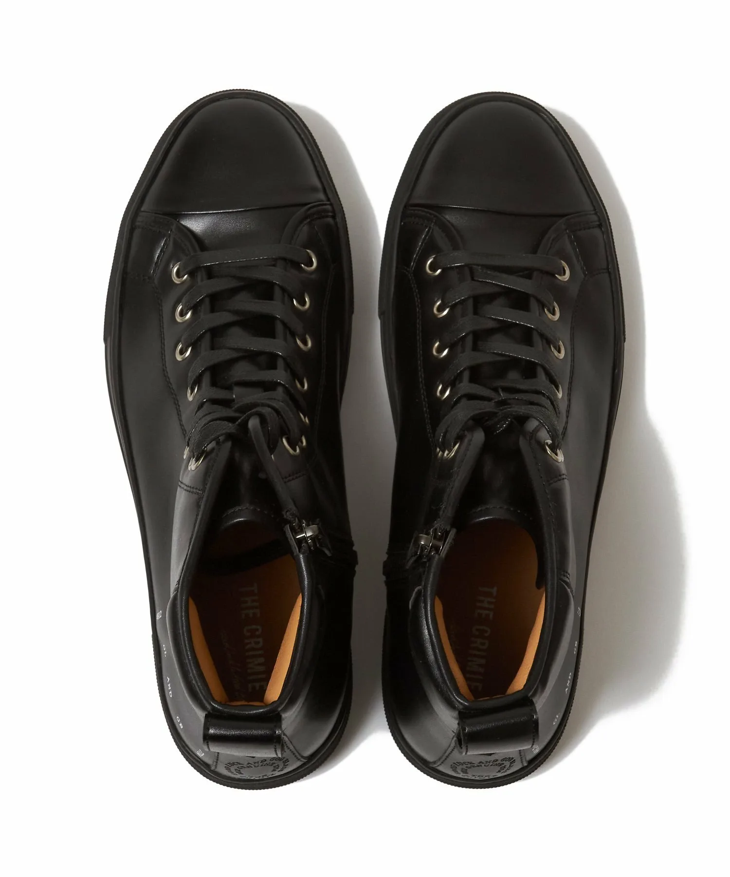 Кроссовки DYLAN HGH CUT ZIP The Crimie, BLACKxBLACK — фото 4