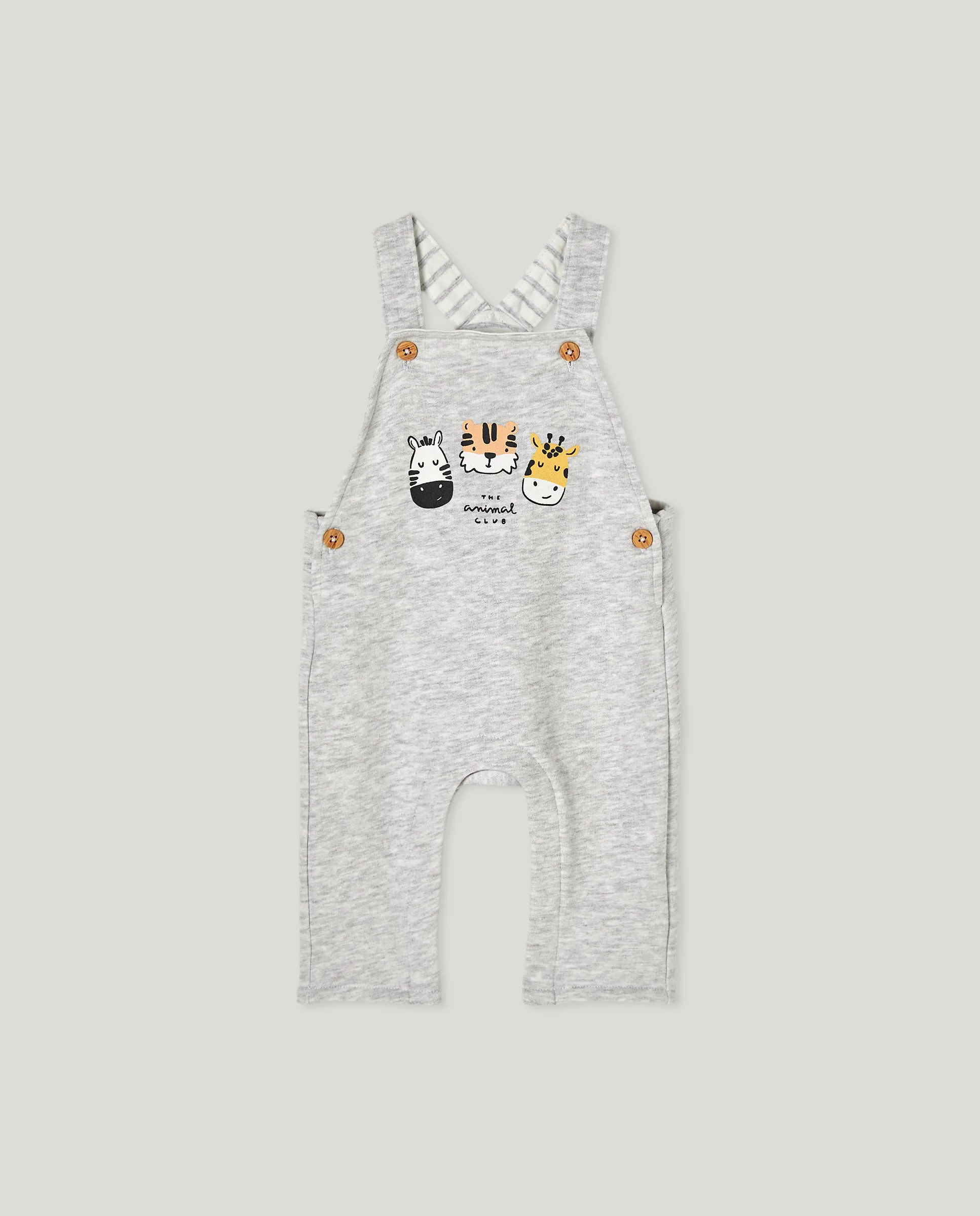 

Длинный гладкий плюшевый детский комбинезон Baby El Corte Inglés, светло-серый