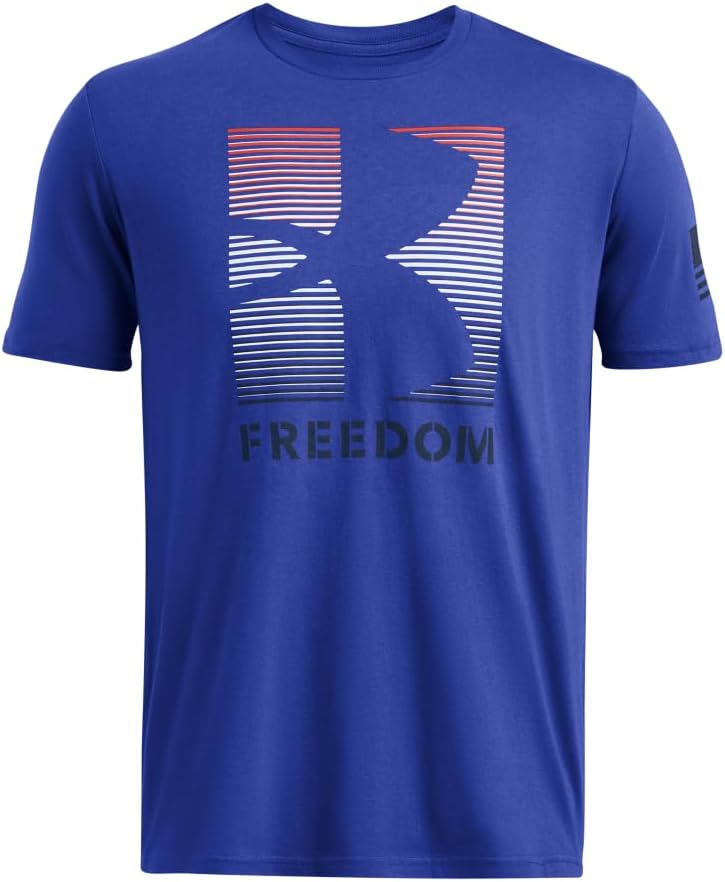 

Футболка с коротким рукавом Under Armour Freedom Graphic, (400) Team Royal/Academy