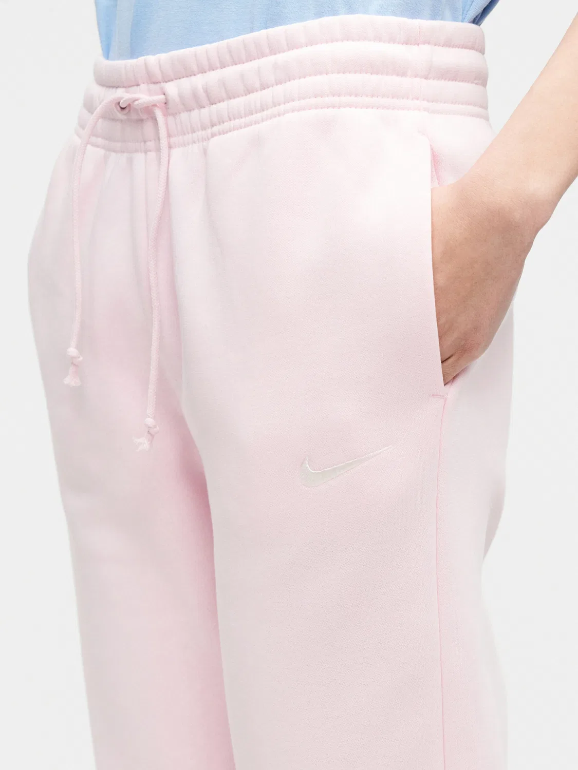 Зауженные брюки 'Феникс Флис' Nike Sportswear, Rose — фото 2