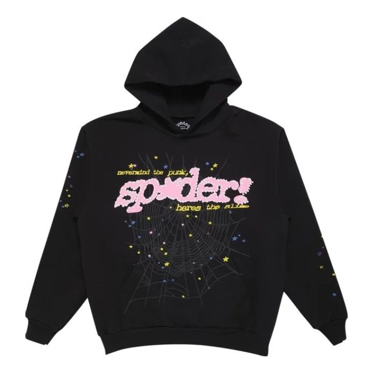 

Худи SP5DER P*NK V2 Hoodie 'Black', черный