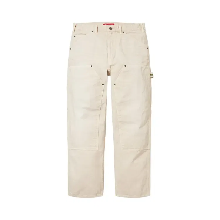 Брюки Supreme Worn Double Knee Painter Pant, кремовый
