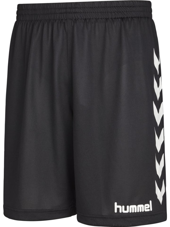 

Детские спортивные шорты черного цвета Hummel