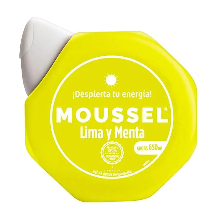 

Гель для душа gel de baño revitalizante lima y menta Moussel, объем 650 мл