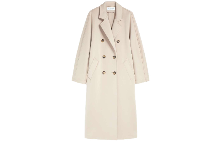 

MaxMara Макс Мара Мадам двубортное пальто, Camel