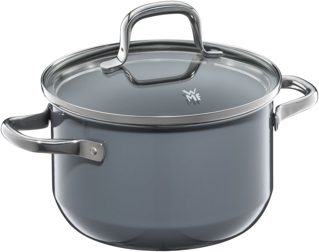 

Кастрюля WMF Fusiontec Essential, маленькая стеклянная крышка, 16 см, индукционная кастрюля для мяса, 2,0 л, кастрюля маленькая, маленькая, высокотехнологичная керамика, устойчивая к царапинам, без покрытия, серая, сделано в Германии