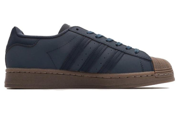 Кроссовки superstar shoes canvas 'navy gum' Adidas, синий — фото 2