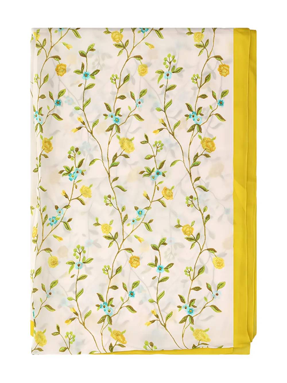 

Шарф с цветочной вышивкой Longchamp, нейтральный