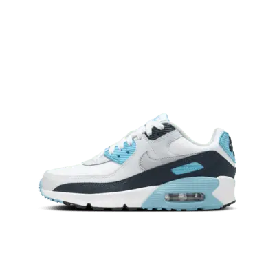 

Кроссовки Nike Air Max 90, цвет White/Baltic Blue/Armory Navy/Wolf Grey