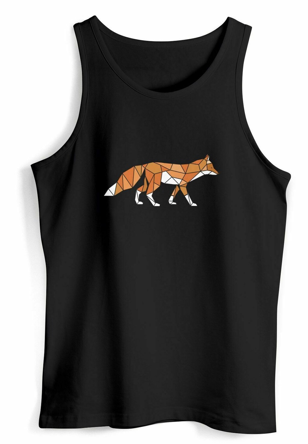 

Топ TANK-AUFDRUCK FUCHS POLYGON GEOMETRIE OUTDOOR TIER MOTIV MUSKEL Neverless, черный